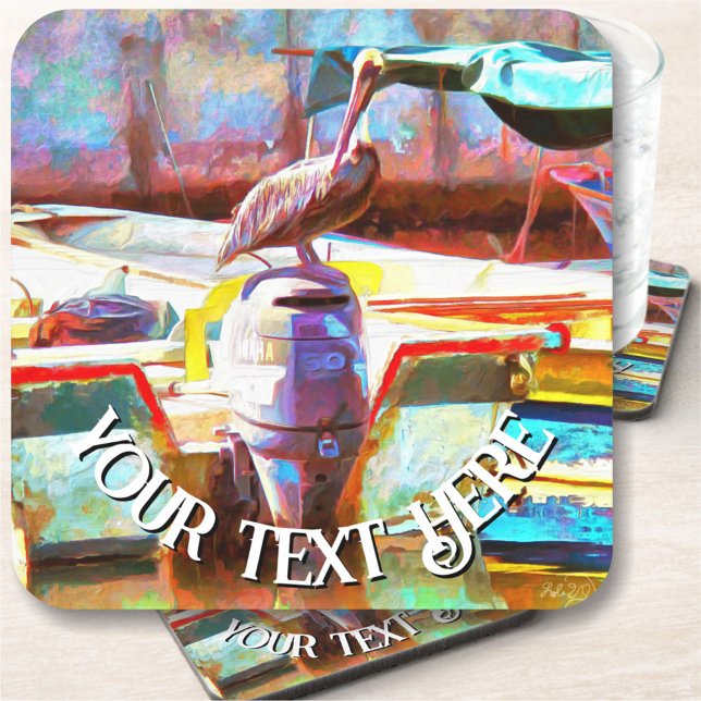 Muelle Los Peines Pelican 0463 Beverage Coaster (Creator Uploaded)