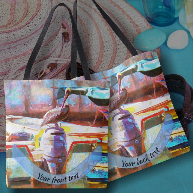 Muelle Los Peines Pelican 0463 Tote Bag (Creator Uploaded)