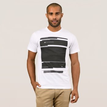 Mueller Report Redacted Punk/goth Zine Shirt by zazzletheory at Zazzle