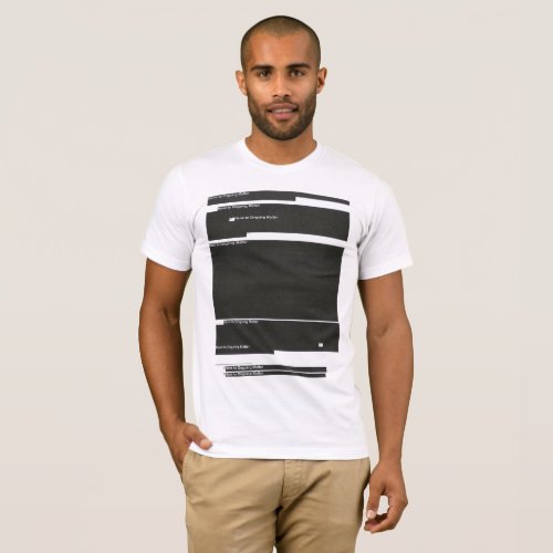 Mueller Report Redacted PunkGoth Zine Shirt