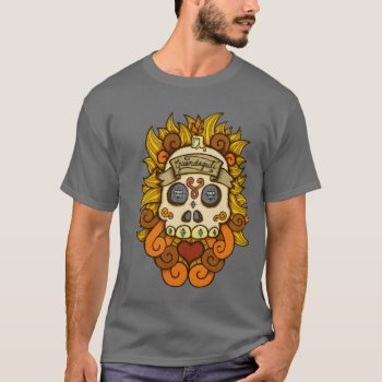 Muerte T-shirt by CalaveraIndustries at Zazzle