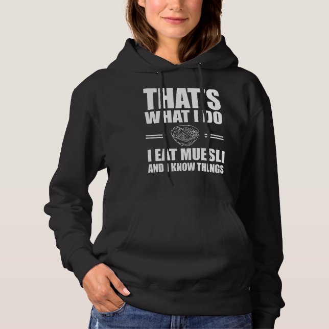 Muesli  Outfit Love Cereal Breakfast Hoodie (Front)
