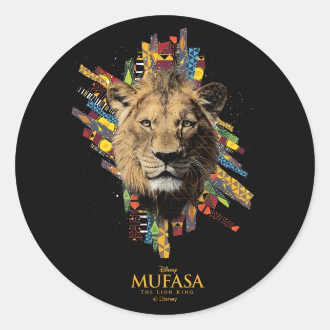 Mufasa Legacy of the Pride Lands Classic Round Sticker (Front)