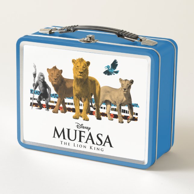 Mufasa Pride Lands Royal Family Metal Lunch Box (Front)