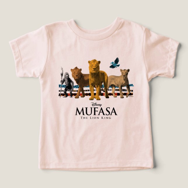 Mufasa Pride Lands Royal Family Toddler T-shirt (Design Front)