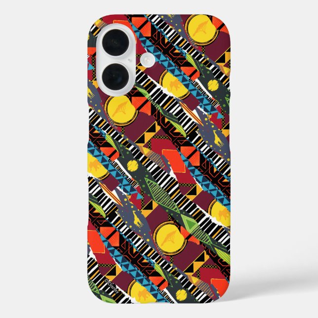 Mufasa Pride Lands Tapestry Pattern Case-Mate iPhone Case (Back)