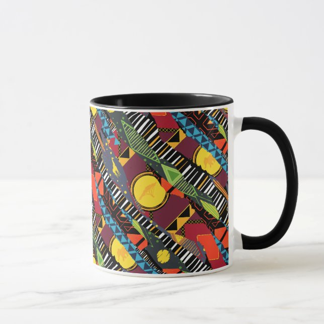 Mufasa Pride Lands Tapestry Pattern Mug (Right)