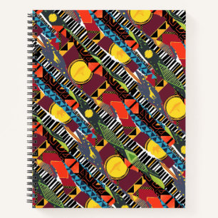 Mufasa Pride Lands Tapestry Pattern Notebook