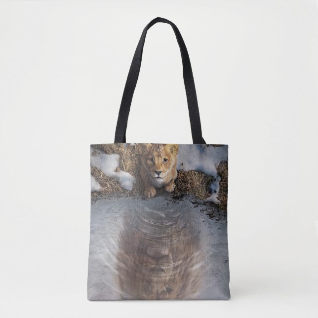 Mufasa Reflection Tote Bag (Front)