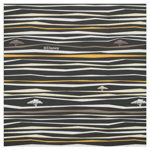 Mufasa Savanna Stripe Pattern Fabric