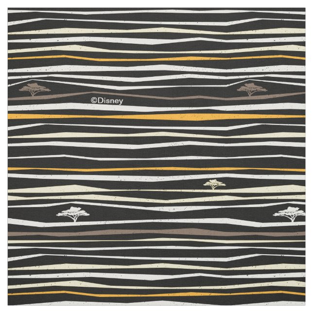 Mufasa Savanna Stripe Pattern Fabric (Swatch)