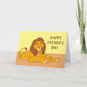 Mufasa & Simba Resting Card