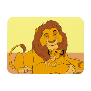 Mufasa & Simba Resting Magnet