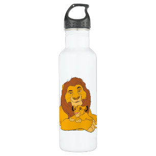 Mufasa & Simba Resting Stainless Steel Water Bottle