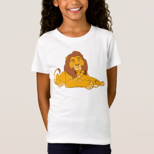 Mufasa  Simba Resting T_Shirt