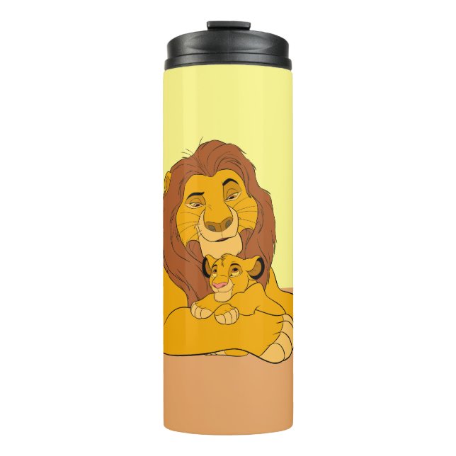 Mufasa & Simba Resting Thermal Tumbler (Front)