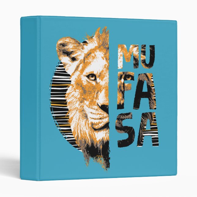 Mufasa Typography 3 Ring Binder (Front/Spine)