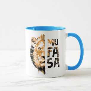 Mufasa Typography Mug
