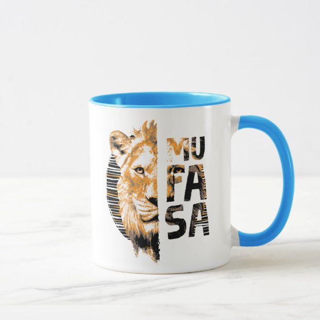 Mufasa Typography Mug (Right)