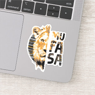 Mufasa Typography Sticker