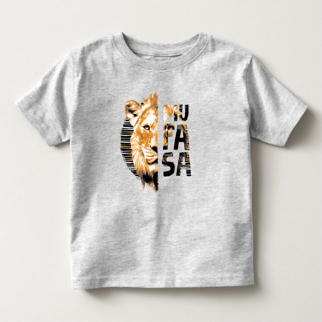 Mufasa Typography Toddler T-shirt (Front)