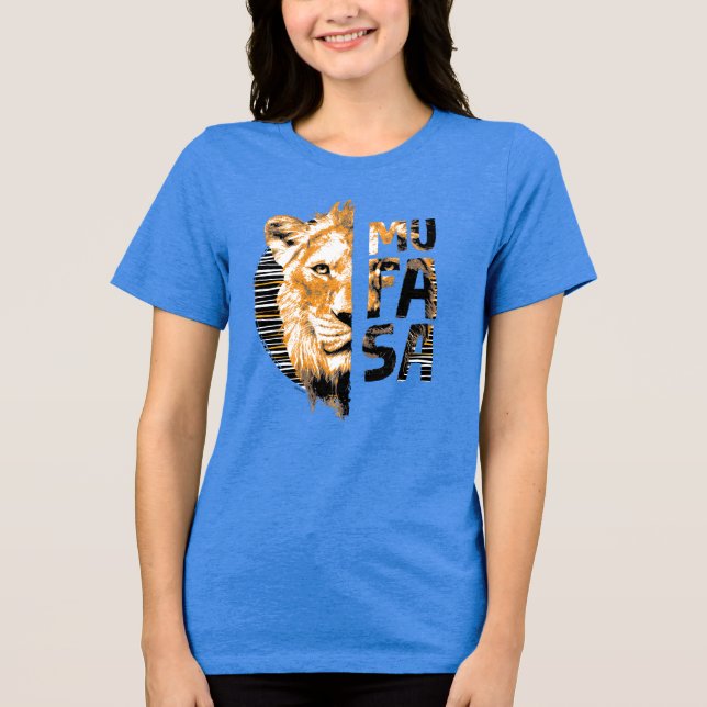 Mufasa Typography Tri-Blend Shirt (Front)