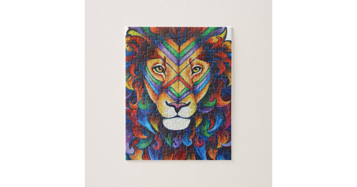 Mufasa #39 s new hair do jigsaw puzzle Zazzle