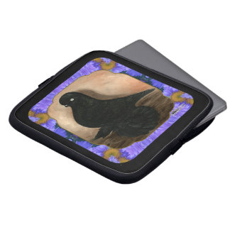 Muffed Tumbler Pigeon Framed Laptop Sleeve