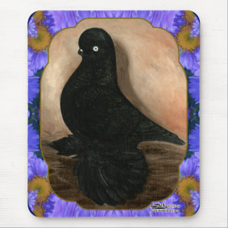 Muffed Tumbler Pigeon Framed Mouse Pad