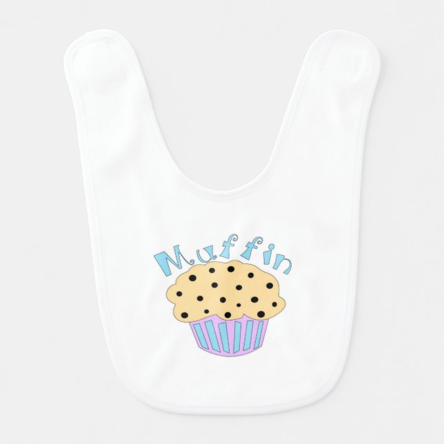 Muffin Blueberry Muffin Bib (Front)