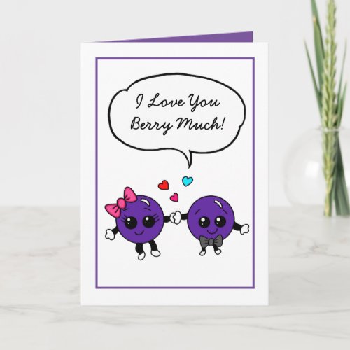 Muffin Compares to You Love you Berry Much Card