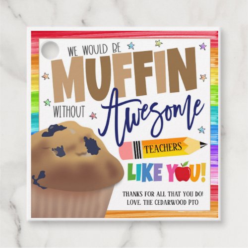 Muffin Gift Tag