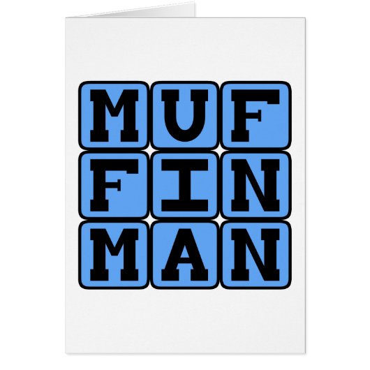 Muffin Man Cards (Front)