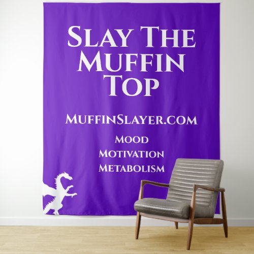 Muffin Slayer Dragon Slay the Muffin Top Tapestry