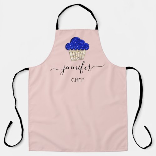 Muffins Bakery Catering Cakes Rose Gold Blue Apron