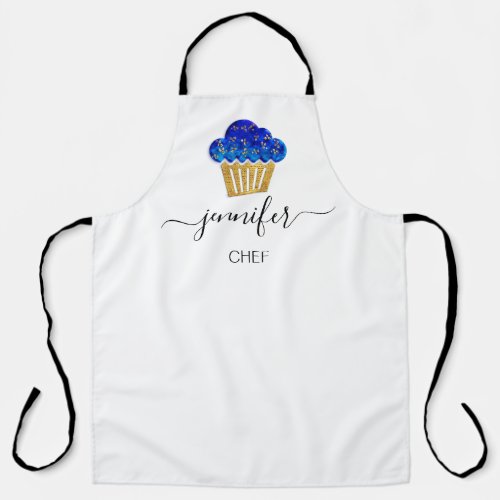 Muffins Bakery Catering Cakes Smile Gold Blue Apron