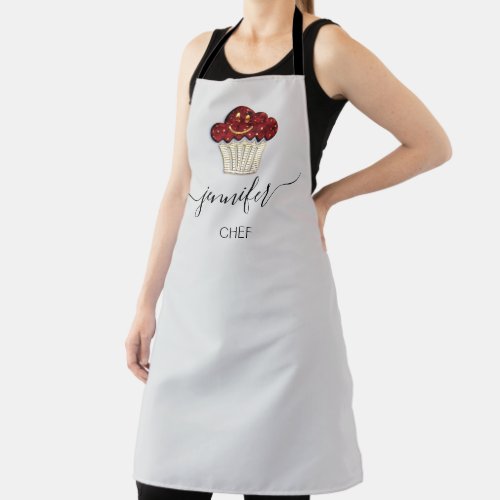 Muffins Bakery Catering Cakes Smile Gold Coffee Apron