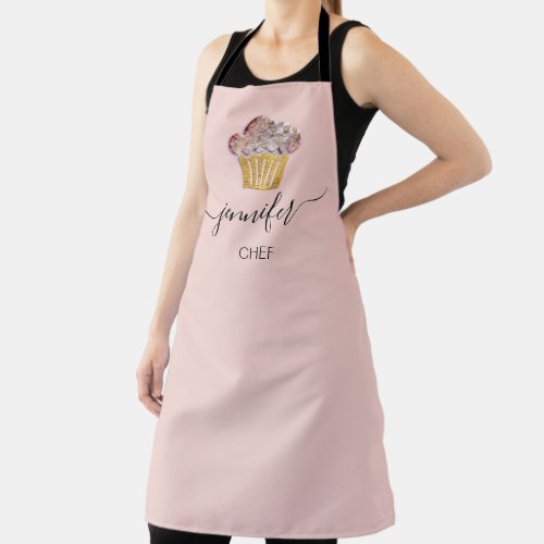 Muffins Bakery Catering Cakes Smile Gold Rose Apron