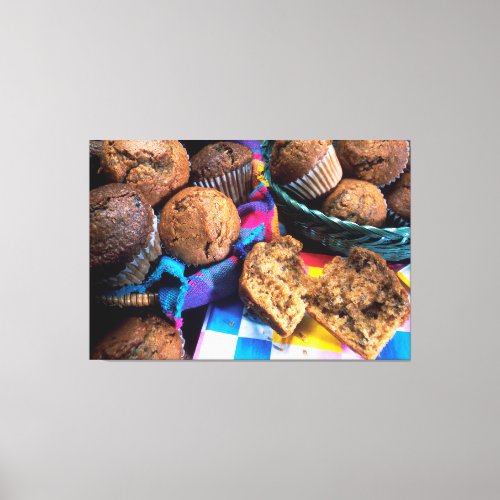 Muffins Canvas Print