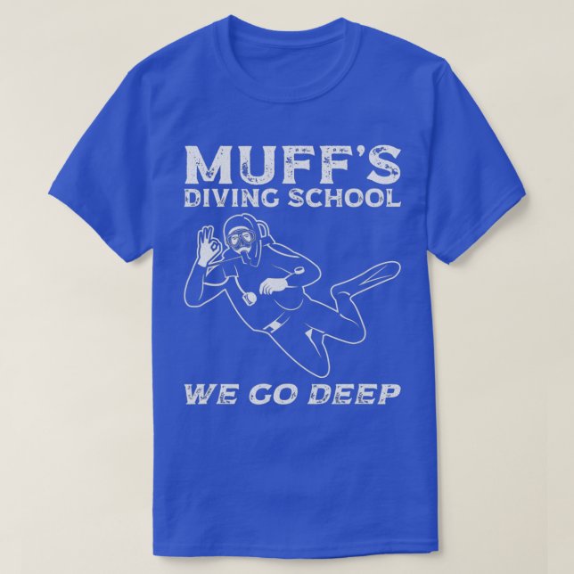 Muffs Diving School 5 T-Shirt (Design Front)