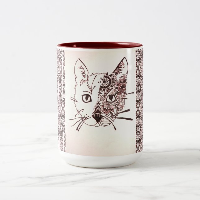 Mug - 046 - Cat Brown Color (Center)