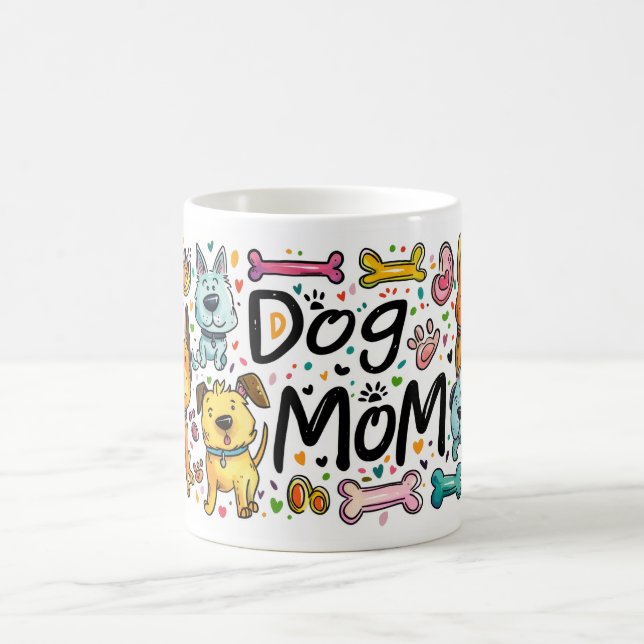 Mug 11 oz Dog Mom Gift Idea for Fur Mothers (Center)