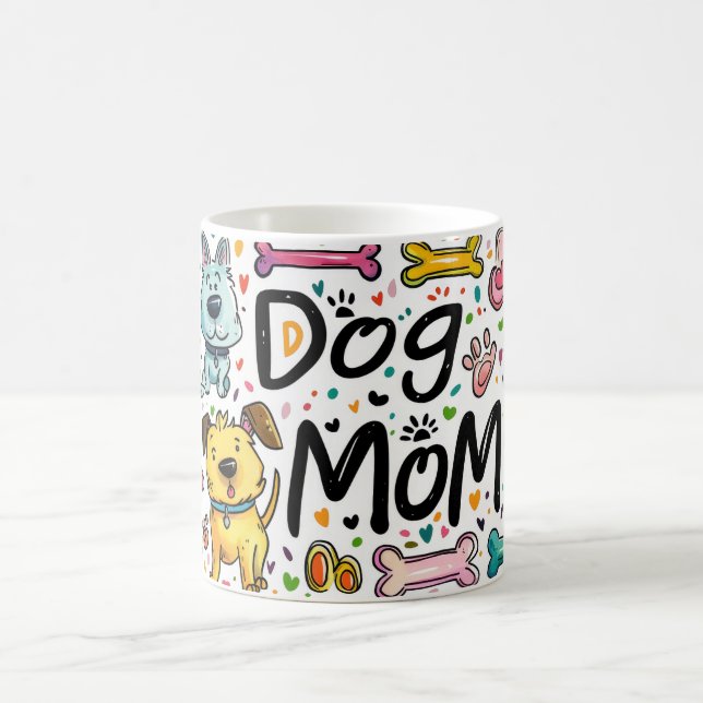 Mug 11 oz Dog Mom Gift Idea for Fur Mothers (Center)