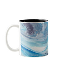 Mug 11oz two-tone - Blue Tide