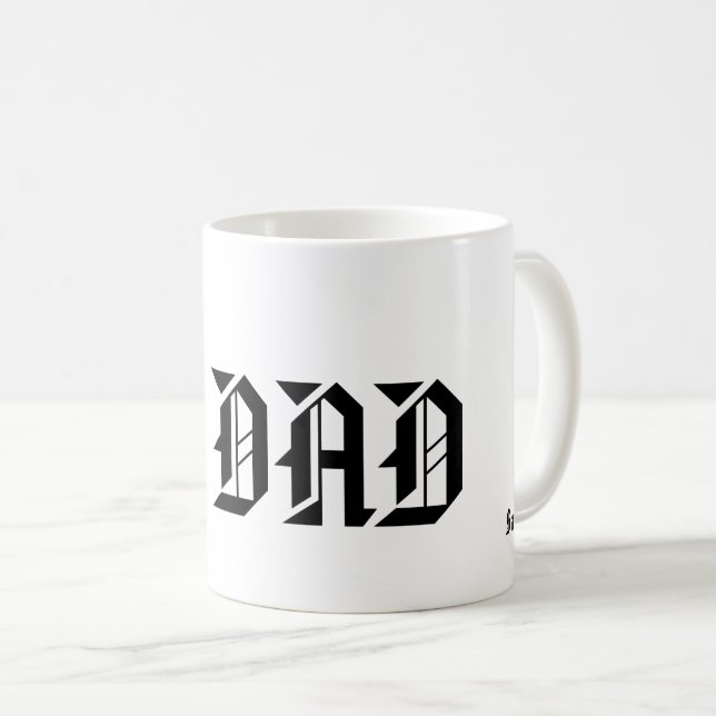 Mug : # 1 Dad (Front Right)