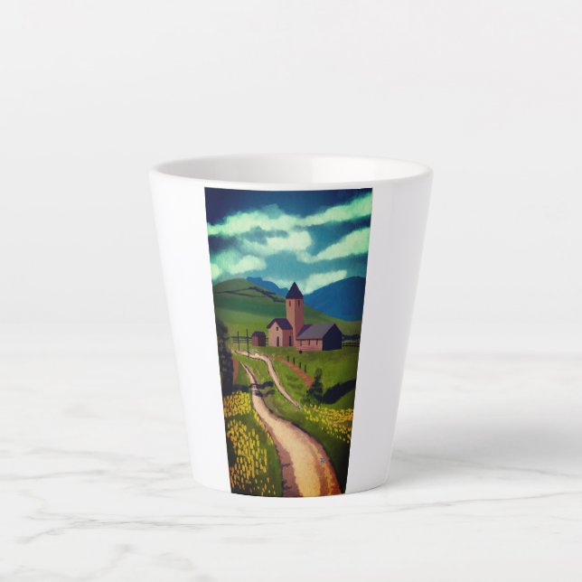 Mug-2- landscape latte mug (Front)