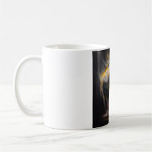 Mug abstract art elephant