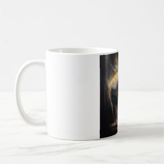 Mug abstract art elephant