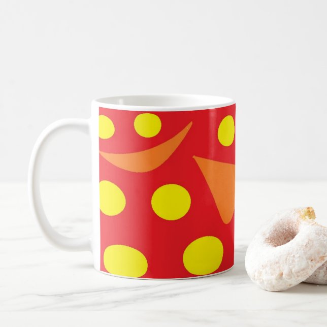Mug :  Abstract : Color of Thoughts (With Donut)