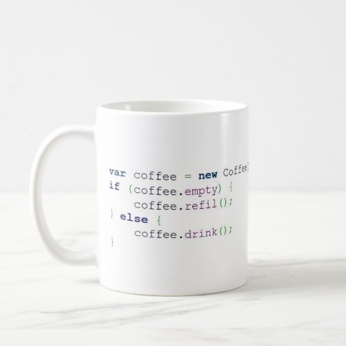 Mug Algorithm Coffee Colored _ 325 ml